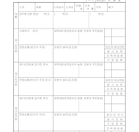 퇴직만류대책서 퇴직만류대책서